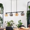Ripoll Hanglamp, Kogellampje, Hanglamp Amber, Rookkleurig, 4-lichts