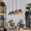 Koyoto Hanglamp, Kogellampje, Hanglamp Blauw, Groen, Duidelijk, Koperkleurig, 4-lichts