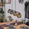 Ripoll Hanglamp, Kogellampje, Hanglamp Blauw, Goud, Groen, 4-lichts
