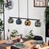 Ripoll Hanglamp, Kogellampje, Hanglamp Blauw, Goud, Groen, 4-lichts
