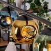 Ripoll Hanglamp, Kogellampje, Hanglamp Blauw, Goud, Groen, 4-lichts