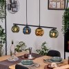 Ripoll Hanglamp, Kogellampje, Hanglamp Blauw, Goud, Groen, 4-lichts
