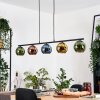 Koyoto Hanglamp, Kogellampje, Hanglamp Blauw, Goud, Groen, Koperkleurig, 5-lichts