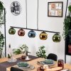 Koyoto Hanglamp, Kogellampje, Hanglamp Blauw, Goud, Groen, Koperkleurig, 5-lichts