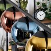 Koyoto Hanglamp, Kogellampje, Hanglamp Blauw, Goud, Groen, Koperkleurig, 5-lichts