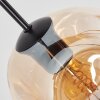 Ripoll Hanglamp, Kogellampje, Hanglamp Amber, Rookkleurig, 8-lichts