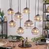 Koyoto Hanglamp, Kogellampje, Hanglamp Duidelijk, Rookkleurig, 8-lichts