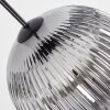 Koyoto Hanglamp, Kogellampje, Hanglamp Duidelijk, Rookkleurig, 8-lichts