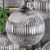 Koyoto Hanglamp, Kogellampje, Hanglamp Duidelijk, Rookkleurig, 8-lichts