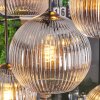 Koyoto Hanglamp, Kogellampje, Hanglamp Duidelijk, Rookkleurig, 8-lichts
