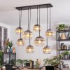 Koyoto Hanglamp, Kogellampje, Hanglamp Duidelijk, Rookkleurig, 8-lichts