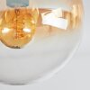 Gastor Plafondlamp, Kogellampje 37 cm Amber, Duidelijk, Rookkleurig, 3-lichts