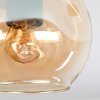 Ripoll Plafondlamp, Kogellampje Natuurlijke kleuren, Zwart, 3-lichts