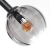 Koyoto Plafondlamp, Kogellampje Rookkleurig, 6-lichts
