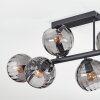 Koyoto Plafondlamp, Kogellampje Rookkleurig, 6-lichts