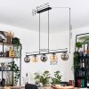Gastor Hanglamp, Kogellampje, Hanglamp Amber, Rookkleurig, 5-lichts