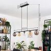 Gastor Hanglamp, Kogellampje, Hanglamp Amber, Duidelijk, Rookkleurig, 5-lichts