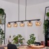 Ripoll Hanglamp, Kogellampje, Hanglamp Amber, 5-lichts