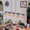 Ripoll Hanglamp, Kogellampje, Hanglamp Amber, 5-lichts