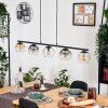Ripoll Hanglamp, Kogellampje, Hanglamp Amber, Duidelijk, Rookkleurig, 5-lichts