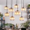 Koyoto Hanglamp, Kogellampje, Hanglamp Amber, Duidelijk, 8-lichts
