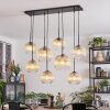 Koyoto Hanglamp, Kogellampje, Hanglamp Amber, Duidelijk, 8-lichts