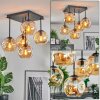 Ripoll Plafondlamp, Kogellampje Amber, 5-lichts