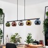 Koyoto Hanglamp, Kogellampje, Hanglamp Blauw, Chroom, Goud, Groen, Koperkleurig, Rookkleurig, 5-lichts
