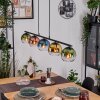 Koyoto Hanglamp, Kogellampje, Hanglamp Blauw, Goud, Groen, Duidelijk, Koperkleurig, 5-lichts