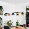 Koyoto Hanglamp, Kogellampje, Hanglamp Blauw, Goud, Groen, Duidelijk, Koperkleurig, 5-lichts