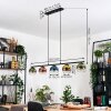 Koyoto Hanglamp, Kogellampje, Hanglamp Blauw, Goud, Groen, Duidelijk, Koperkleurig, 5-lichts
