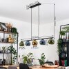 Koyoto Hanglamp, Kogellampje, Hanglamp Blauw, Goud, Groen, 5-lichts