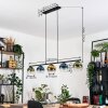 Koyoto Hanglamp, Kogellampje, Hanglamp Blauw, Goud, Groen, Duidelijk, 5-lichts