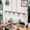 Koyoto Hanglamp, Kogellampje, Hanglamp Amber, Duidelijk, 5-lichts
