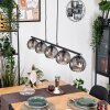 Koyoto Hanglamp, Kogellampje, Hanglamp Rookkleurig, 5-lichts
