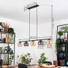 Koyoto Hanglamp, Kogellampje, Hanglamp Amber, Rookkleurig, 5-lichts