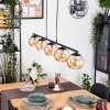 Koyoto Hanglamp, Kogellampje, Hanglamp Amber, 5-lichts