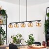 Koyoto Hanglamp, Kogellampje, Hanglamp Amber, 5-lichts