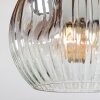 Ripoll Plafondlamp, Kogellampje Bruin, houtlook, Zwart, 3-lichts