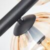 Koyoto Plafondlamp, Kogellampje Amber, Duidelijk, 10-lichts