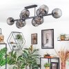 Koyoto Plafondlamp, Kogellampje Rookkleurig, 10-lichts