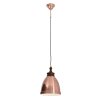Näve Copper Hanglamp Hout donker, 1-licht