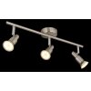 Globo Kinley Plafondlamp Chroom, Nikkel mat, 3-lichts
