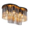 Globo Gorley Plafondlamp Zwart, 6-lichts