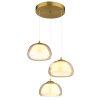 Globo Avila Hanglamp LED Goud, 1-licht, Afstandsbediening