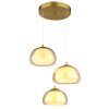 Globo Avila Hanglamp LED Goud, 1-licht, Afstandsbediening