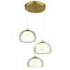 Globo Avila Hanglamp LED Goud, 1-licht, Afstandsbediening