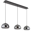 Globo Avila Hanglamp LED Chroom, Zwart, 1-licht, Afstandsbediening