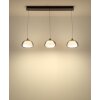 Globo Avila Hanglamp LED Chroom, Zwart, 1-licht, Afstandsbediening