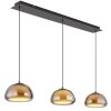 Globo Avila Hanglamp LED Chroom, Zwart, 1-licht, Afstandsbediening